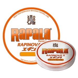 ラパラ Rapala ラパラ RXEG150M10WO ラピノヴァX エギング 150M 1.0号 20.8lb 9.4kg ホワイト オレンジ