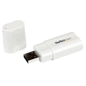 スターテックドットコム StarTech.com スターテック ICUSBAUDIO USBオーディオ変換アダプタ USB 2.0 外付けサウンドカード