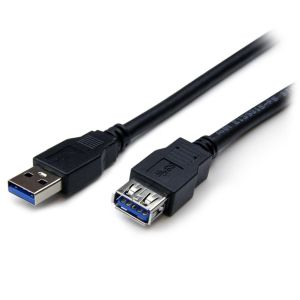 スターテックドットコム StarTech.com スターテック ZU200SE 2m SuperSpeed USB 3.0 延長ケーブル タイプA オス - タイプA メス ブラック