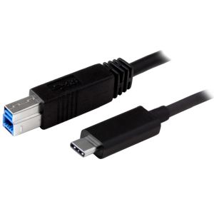 スターテックドットコム StarTech.com スターテック ZU201EM USB 3.1ケーブル 1m ブラック タイプB オス 9ピン - Type-C USB-C オス 24ピン