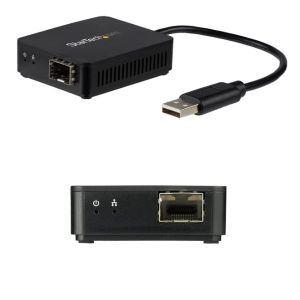 スターテックドットコム StarTech.com スターテック ZU201NQ USB 2.0 - 光ファイバー変換アダプタ オープンSFP 100Mbps Windows Mac Linux対応