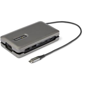 スターテックドットコム StarTech.com スターテック ZU202GU USB Type-Cマルチ変換アダプター 4K60Hz HDMI カードリーダー LAN 100W USB PD