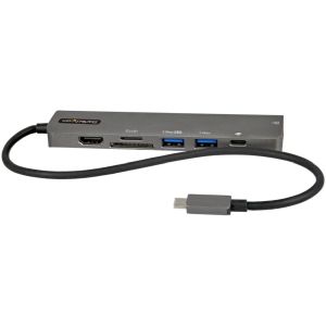 スターテックドットコム StarTech.com スターテック ZU202FD USB-Cマルチアダプタ 4K60Hz HDMI 2.0 100W PD SDスロット USBハブ 有線LAN