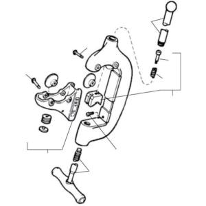 リジッド RIDGID RIDGID 33515 D-581-X スクリューハンドル F/44-S