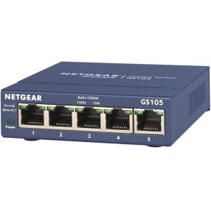 ネットギア NETGEAR ネットギア GS105-500JPS アンマネージ スイッチングハブ 5ポート 卓上型コンパクト ギガビット