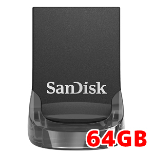 サンディスク SanDisk 海外パッケージ サンディスク USBメモリ 64GB SDCZ430-064G-G46 USB3.1対応