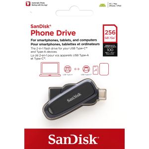 サンディスク SANDISK サンディスク SDDDC6-256G-G46 USB Type-A Type-C 2in1 256GB