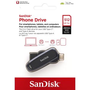 サンディスク SANDISK サンディスク SDDDC6-512G-G46 USB Type-A Type-C 2in1 512GB