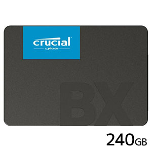 クルーシャル Crucial クルーシャル SSD 240GB BX500 CT240BX500SSD1 内蔵 2.5インチ 1年保証 Crucial
