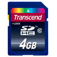 トランセンド Transcend SDHC 4GB TS4GSDHC10 Class10 SDカード