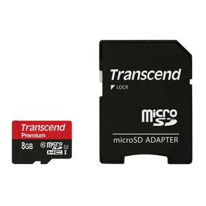 トランセンド Transcend トランセンド TS8GUSDU1 マイクロSD microSDHCメモリーカード 8GB adapter U1 Transcend