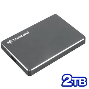 transcend 2TB  HDDスマホ/家電/カメラ