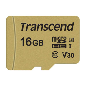 トランセンド Transcend トランセンド TS16GUSD500S マイクロSD microSDHC 16GB Class10 UHS-I U3 MLC Transcend