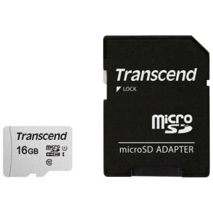 トランセンド Transcend トランセンド TS16GUSD300S-A マイクロSDカード 16GB microSD w/ adapter UHS-I U1 Transcend