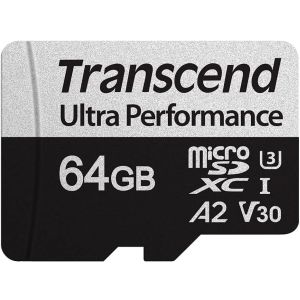 トランセンド Transcend トランセンド TS64GUSD340S 64GB microSD w adapter UHS-I U3 A2 Ultra Performance