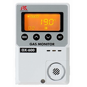 理研計器 理研計器 簡易定置型酸素濃度計 OX-600 0-25vol% 一体型乾電池仕様 メーカー直送 代引不可 北海道沖縄離島不可