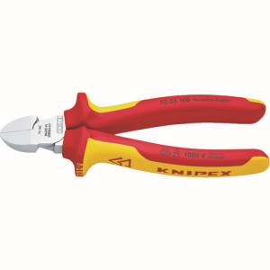 クニペックスツールズ KNIPEX KNIPEX 7026-160 絶縁1000V斜ニッパー 160mm クニペックスツールズ