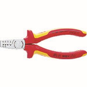 クニペックスツールズ KNIPEX KNIPEX 9768-145A エンドスリーブ用絶縁圧着ペンチ 1000V クニペックスツールズ