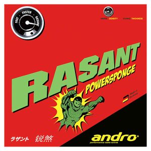 アンドロ andro アンドロ andro 裏ソフトラバー ラザントパワースポンジ レッド RD 1.7mm 112217