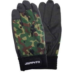 ジャッピー JAPPY ジャッピー JPF-178MG-L 作業用手袋 緑迷彩 Lサイズ JAPPY
