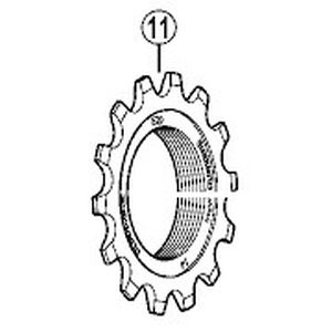 シマノ SHIMANO シマノ Y27914000 14Tギア 1/2×3/32 SHIMANO