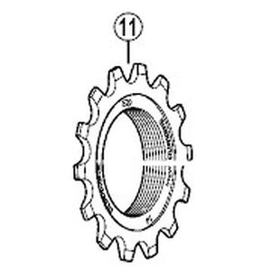 シマノ SHIMANO シマノ SHIMANO Y27914100 14Tギア 1 2×1 8 NJS