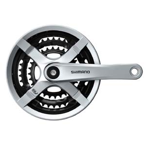 シマノ SHIMANO シマノ EFCTY501C888CSB FC-TY501 クランクセット 48-38-28 G付 170mm シルバー SHIMANO