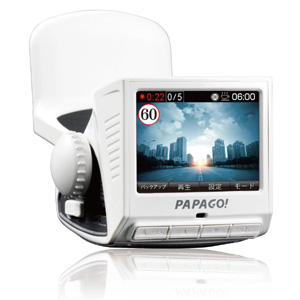 PAPAGO GoSafe P1Pro ドライブレコーダー 8GB SDカード+吸盤式マウント ...