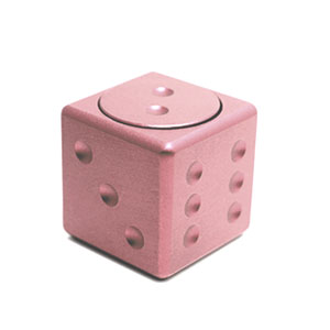 輸入特価アウトレット 指スピナー ダイス型 ピンク fidget toy イライラ防止に