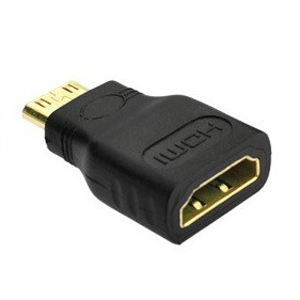 輸入特価アウトレット HDMI変換コネクター miniHDMIオス - HDMIメス PC