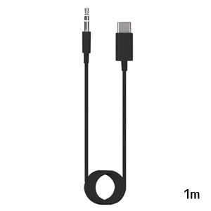 パイナップル USB3.1 typeC - 3.5mmステレオケーブルオス ブラック