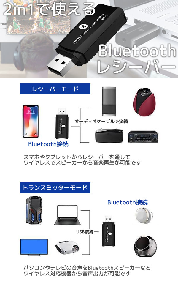  輸入特価アウトレット bluetooth USB ワイヤレストランスミッター