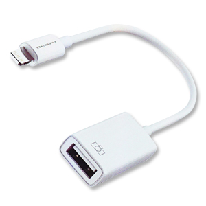 輸入特価アウトレット iPhone-USBメス ケーブル ホワイト