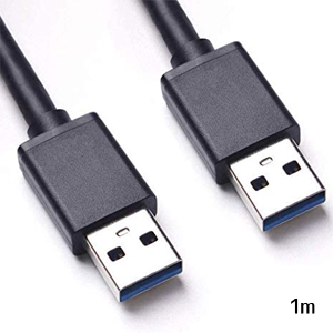 輸入特価アウトレット USB3.0-USB3.0 オスケーブル 1m ブラック