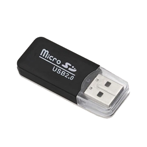 輸入特価アウトレット USB microSD カードリーダー ブラック ...