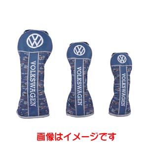 フォルクスワーゲン Volkswagen フォルクスワーゲン ヘッドカバー ドライバー用 ブルー VWHC-1801