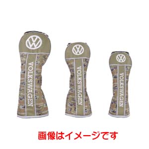 フォルクスワーゲン Volkswagen フォルクスワーゲン ヘッドカバー ドライバー用 ベージュ VWHC-1801