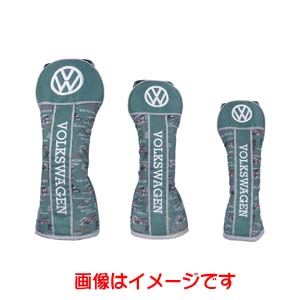 フォルクスワーゲン Volkswagen フォルクスワーゲン ヘッドカバー ドライバー用 グリーン VWHC-1801