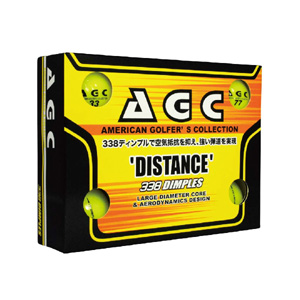 レザックス LEZAX AGC AGC ゴルフボール 2ピース 1ダース 12個入り ネオンイエロー AGBA-4714