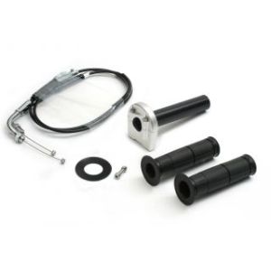 アクティブ ACTIVE アクティブ 1067984SU スロットルKIT T-3 シルバー φ44 ステン金具 Z900RS 18-22/Z1000 14-16