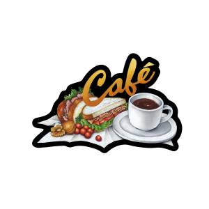 のぼり屋工房 のぼり屋工房 デコパネ cafe イラスト 67402