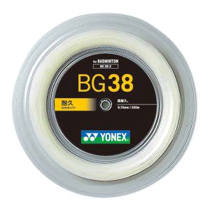 ヨネックス YONEX ヨネックス BG38 0.75mm BG38-2 ホワイト ロール200m BG382 011 YONEX