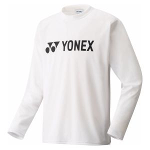 ヨネックス YONEX ヨネックス ロングスリーブ Tシャツ ユニセックス ホワイト Sサイズ 男女兼用 16158 YONEX