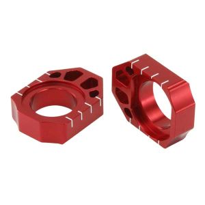 ジータ ZETA ジータ F7041 リヤアクスルブロック レッド CRF250R 04-18/450R 02-18 ZETA