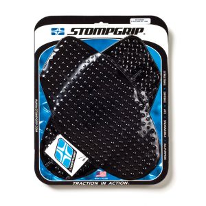 ストンプグリップ STOMPGRIP ストンプグリップ 55-10-0049B トラクションパッドタンクキット ブラック VOLCANO GSXR1000 05-06