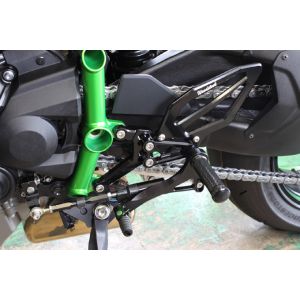 ウッドストック ウッドストック WBS-K32-BB-EP バックステップキット 4POS/ブラック Ninja H2 耐久ペダル