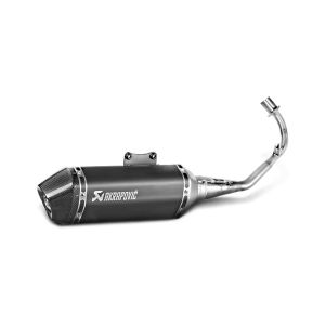 アクラポビッチ AKRAPOVIC アクラポビッチ S-VE125R2-HZBL レーシングライン ステン ブラック EC Primavera150/125 17-20