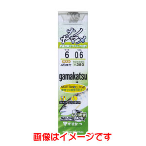 がまかつ Gamakatsu がまかつ 糸付 ナノヤマメ ナノスムースコート 7号 ハリス 0.8 11-986