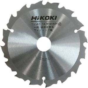 ハイコーキ HiKOKI ハイコーキ 0037-1217 チップソー 硬質窯業系サイディング用 125mmX20 16枚刃