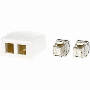 コーニング コーニング VOL-SMB-2S6A Cat6A RJ45ジャック+露出型